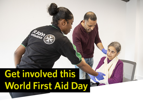 Every year on the second Saturday of September, International Federations, Societies and Charities come together to mark World First Aid Day. The aim of the day is to raise awareness of how first aid saves lives every day, especially in situations of crisis. A first aid emergency can arise anywhere, at any time, and it’s vital that everyone has the confidence and basic knowledge to assist someone in an emergency situation